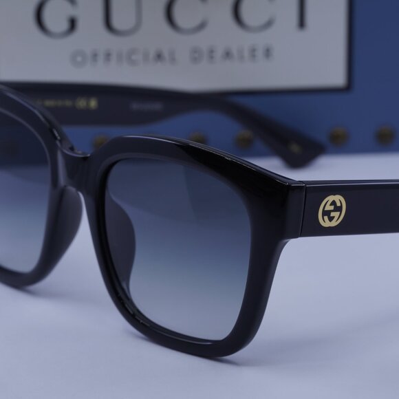 Gucci GG1338SK 003 Square Sunglasses - Black/Grey Gradient - Picture 2 of 11